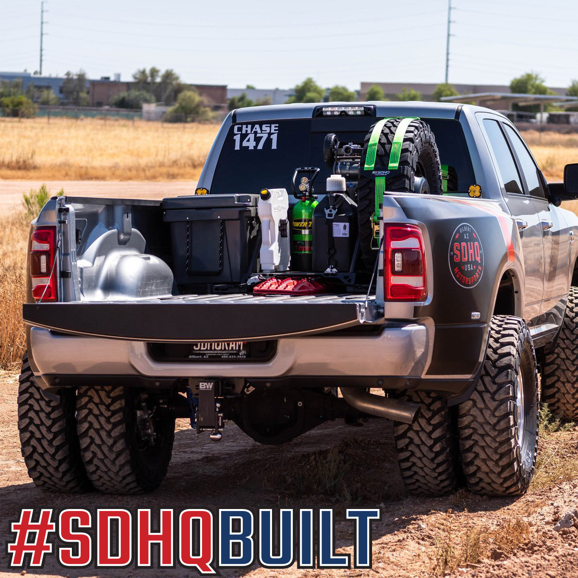 SDHQ Built In Bed Chase Racks - Ram