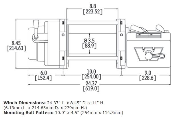 M12000 Heavy Weight Winch