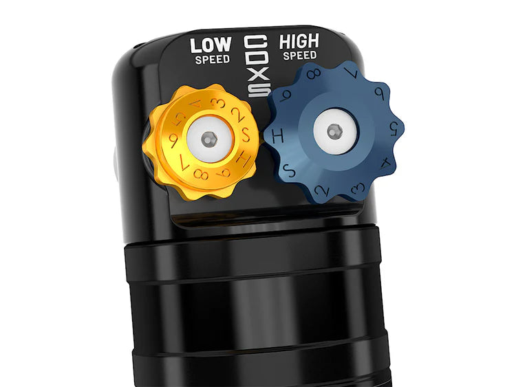 ICON 2025 Toyota 4Runner 4WD, 1.25-3" Lift, Front, 2.5 Series Coilover Kit, Remote Reservoir w/ CDXS