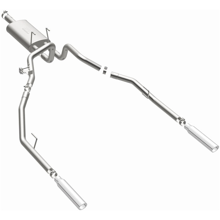 MagnaFlow Street Series Cat-Back Performance Exhaust System 15249 Front View