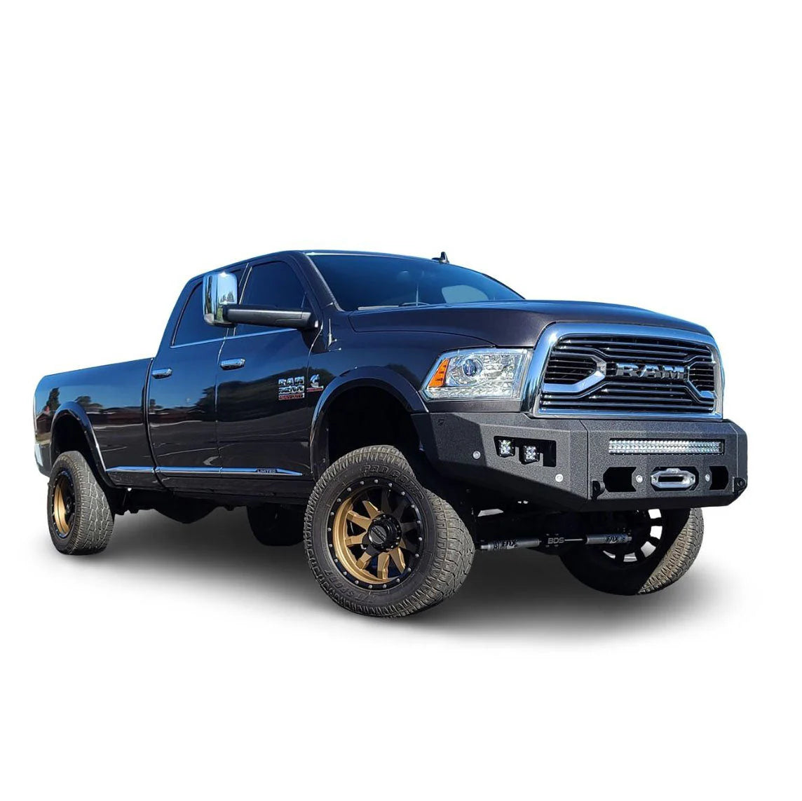 2010-2018 RAM 2500/3500 ATTITUDE FRONT BUMPER Front View