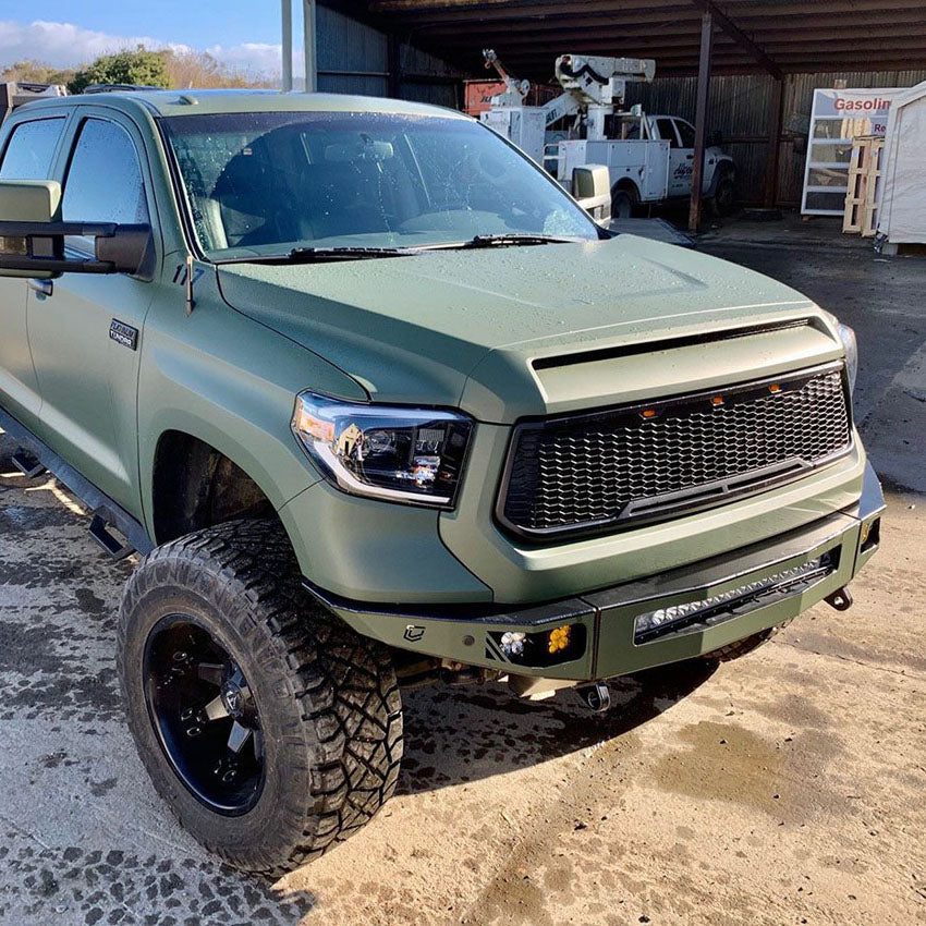 2014-2021 TOYOTA TUNDRA OCTANE FRONT WINCH BUMPER Front View