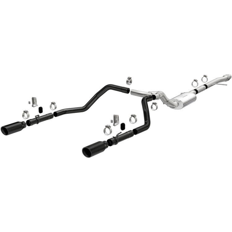 MagnaFlow Street Series Cat-Back Performance Exhaust System 19472 Front View