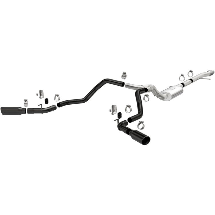 MagnaFlow Street Series Cat-Back Performance Exhaust System 19474 Front View