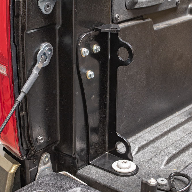 '24+ Tacoma Rear Channel Bed Stiffeners Front View