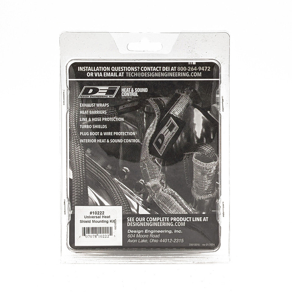 Heat Shield Mounting Kit - 8-Pack Front View