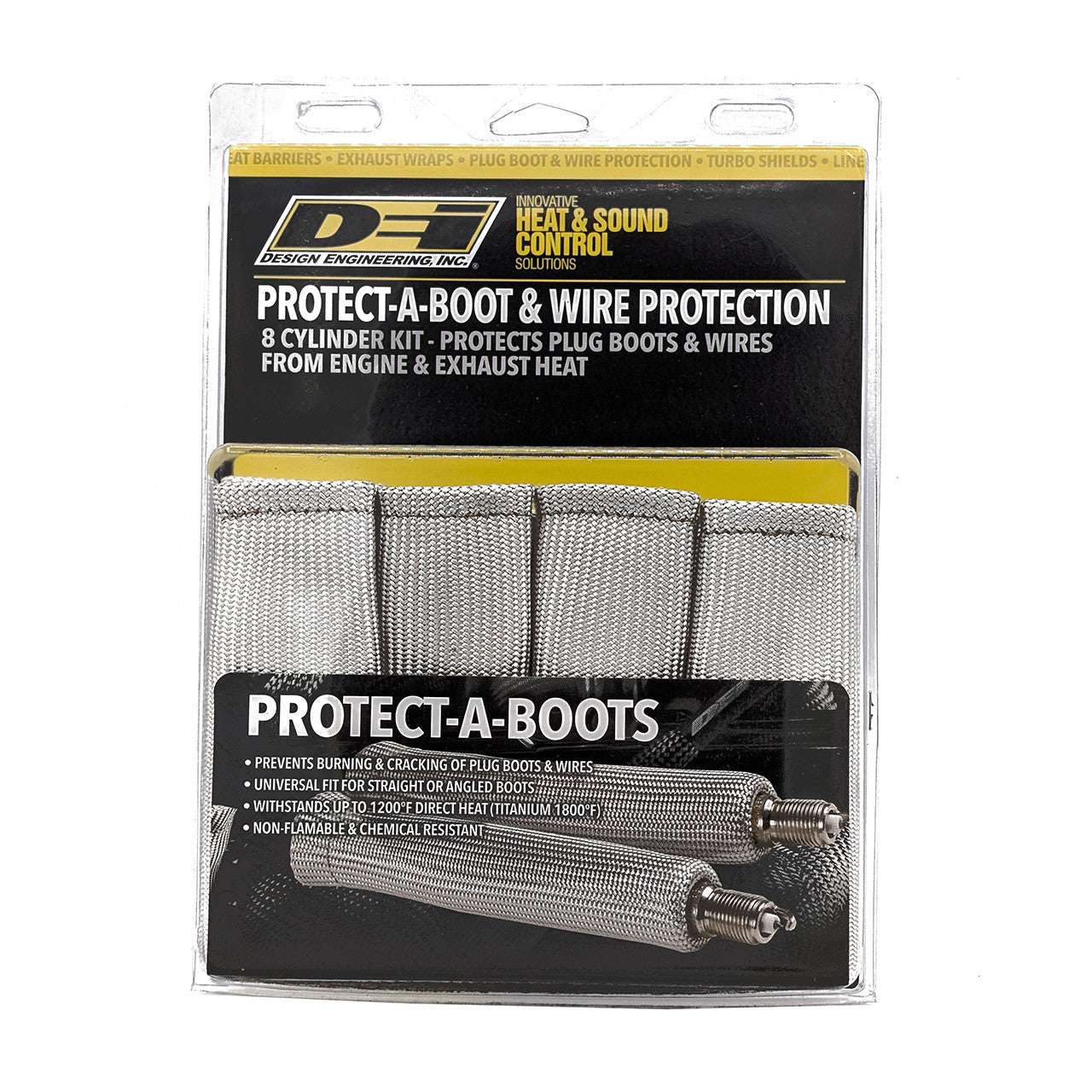 Protect-A-Boot™ Ringless Sleeve - 6" Silver 8-Pack Front View