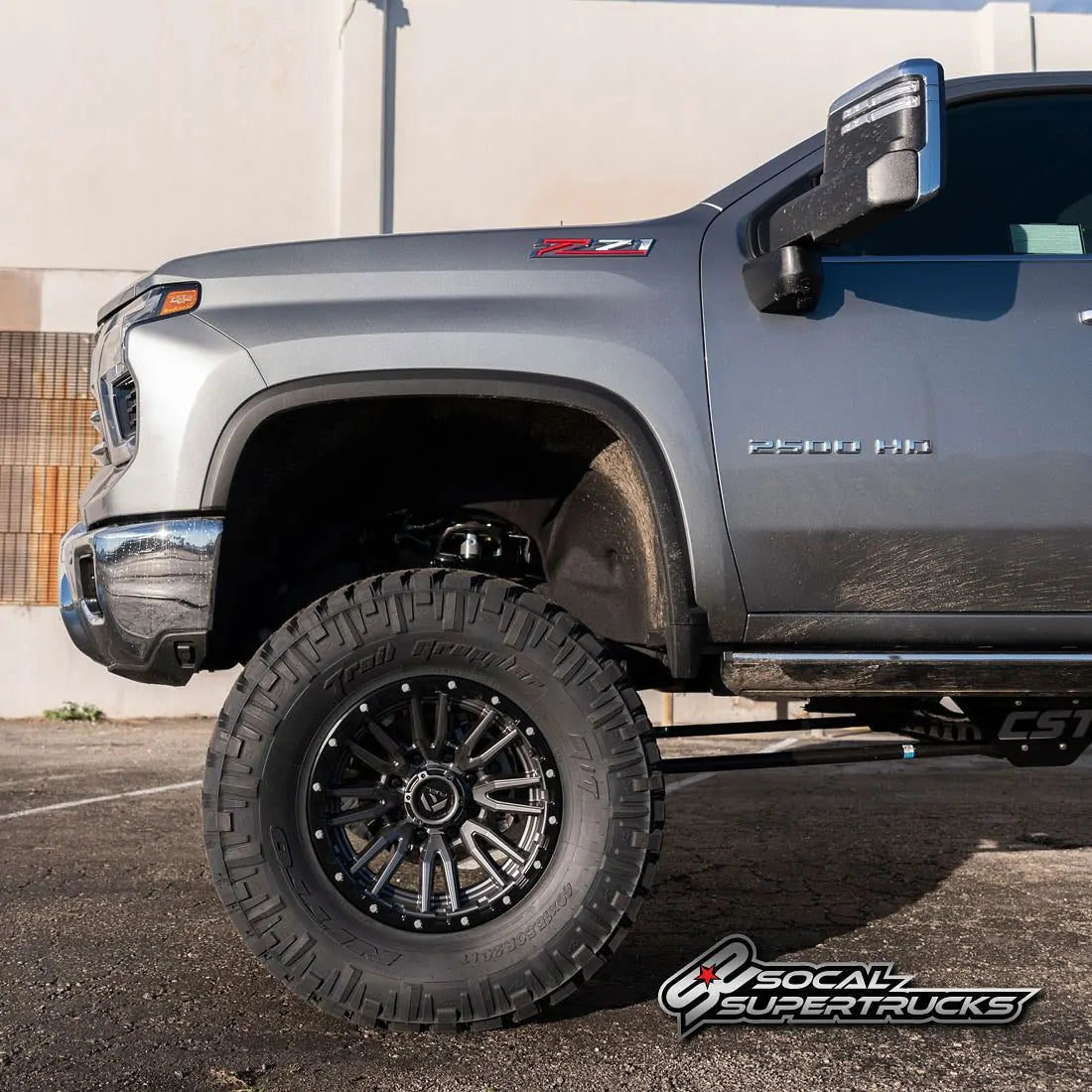CST 2020-2025 GM 2500 / 3500 4wd Diesel | 10″ Stage 1 Suspension System Front View