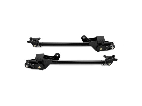 Cognito Tubular Series LDG Traction Bar Kit For 20-25 Silverado/Sierra 2500/3500 with 0-4.0-Inch Rear Lift Height Front View