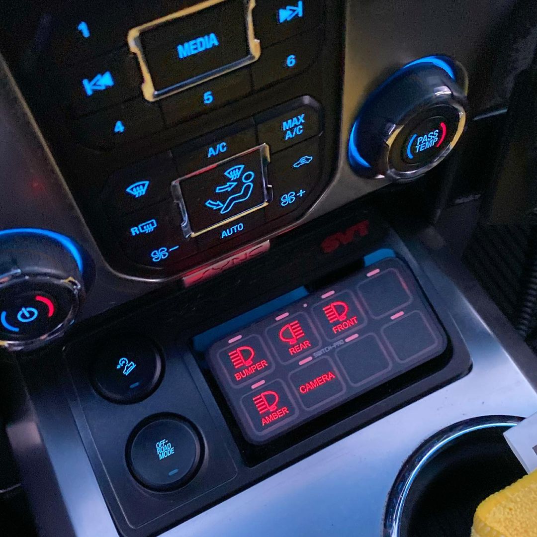 '10-14 Ford Raptor SDHQ Built Switch-Pros Keypad Mount