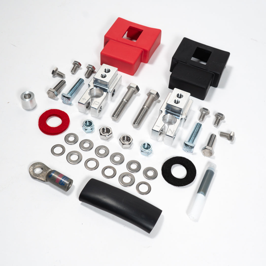 2015-2020 Ford F150/Raptor Complete Billet Battery Terminal Kit