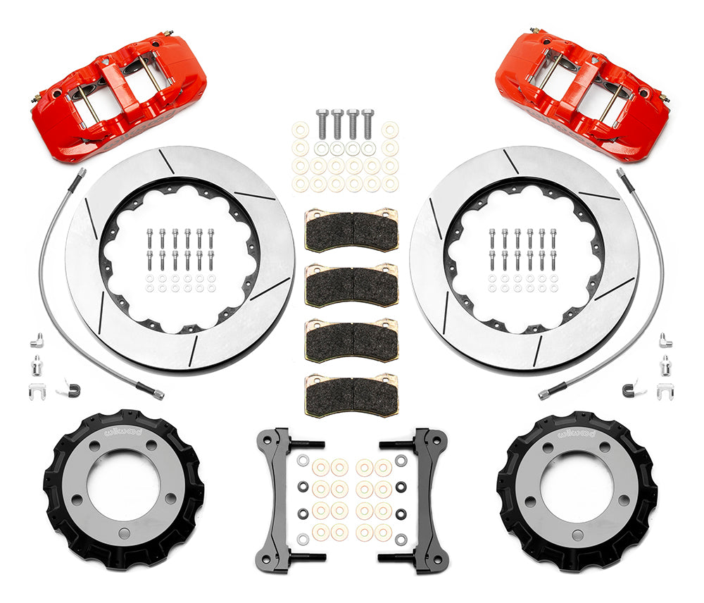 2008-2015 LC200 | 2007-2018 Tundra/Sequoia | AERO6 Big Brake Truck Front Brake Kit Front View