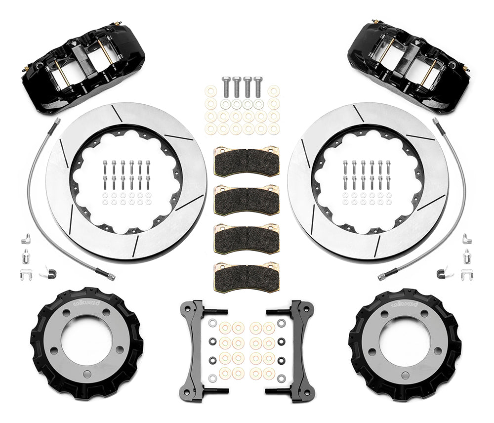 2008-2015 LC200 | 2007-2018 Tundra/Sequoia | AERO6 Big Brake Truck Front Brake Kit Front View