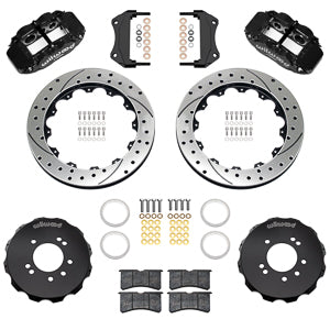 Forged Narrow Superlite 6R Big Brake Front Brake Kit Drilled/Slotted (Hat) 240SX | 300ZX | Skyline R32 | 17" Wheel Diameter Minimum