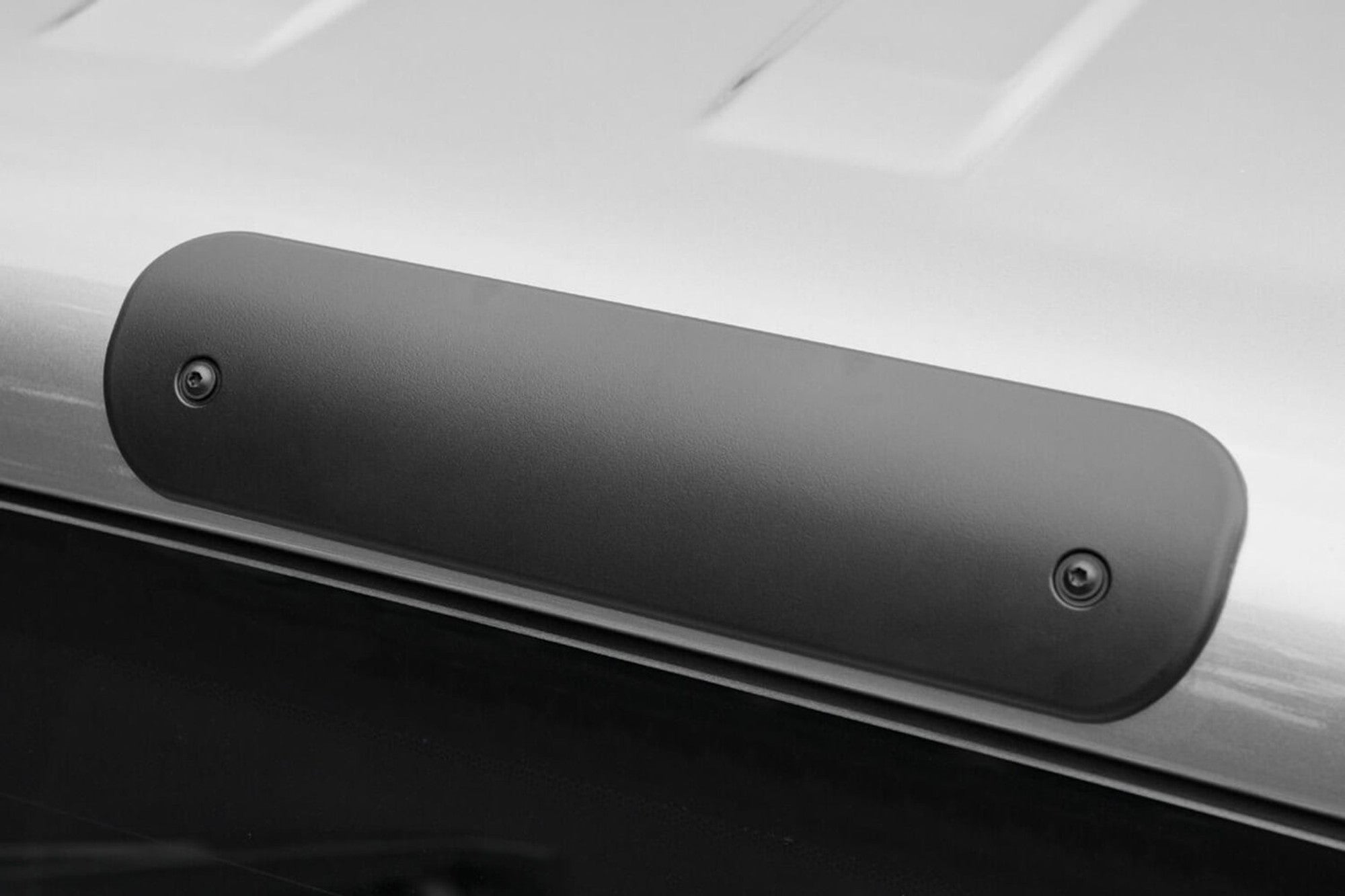 Bed Rack Brake Light Cover Front View