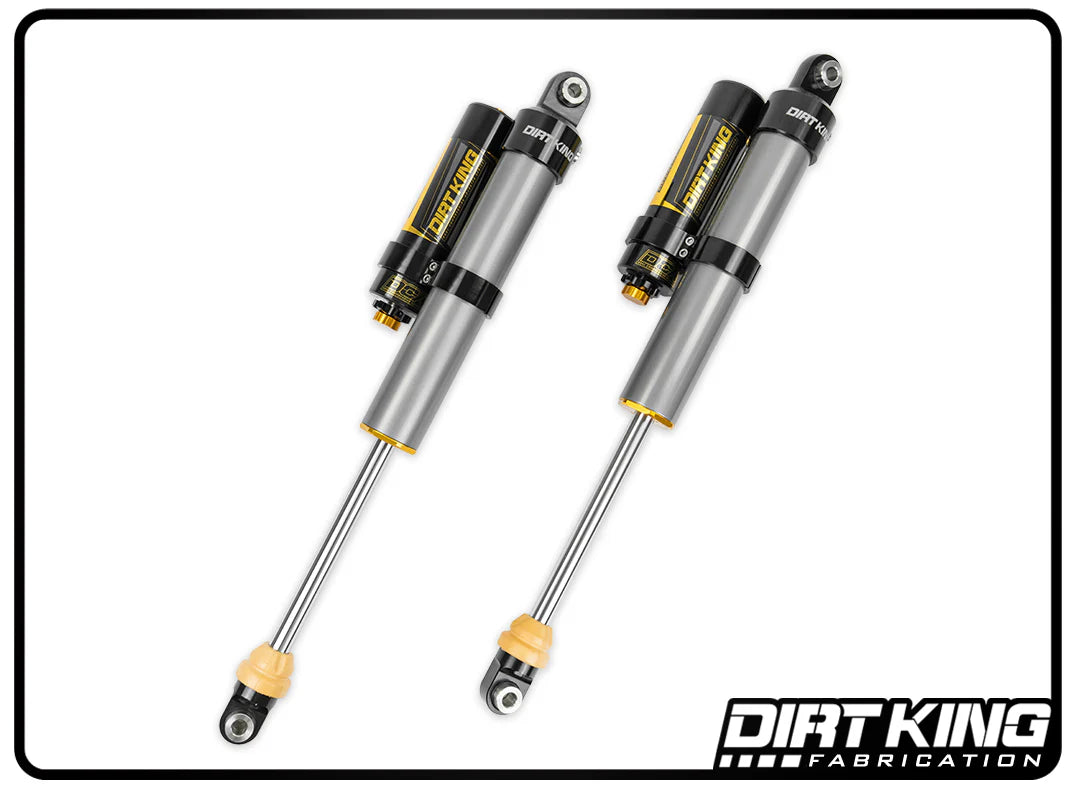 2019-2025 GM 1500 2.5 Smooth Body Shocks | DCA Piggyback Reservoir Front View