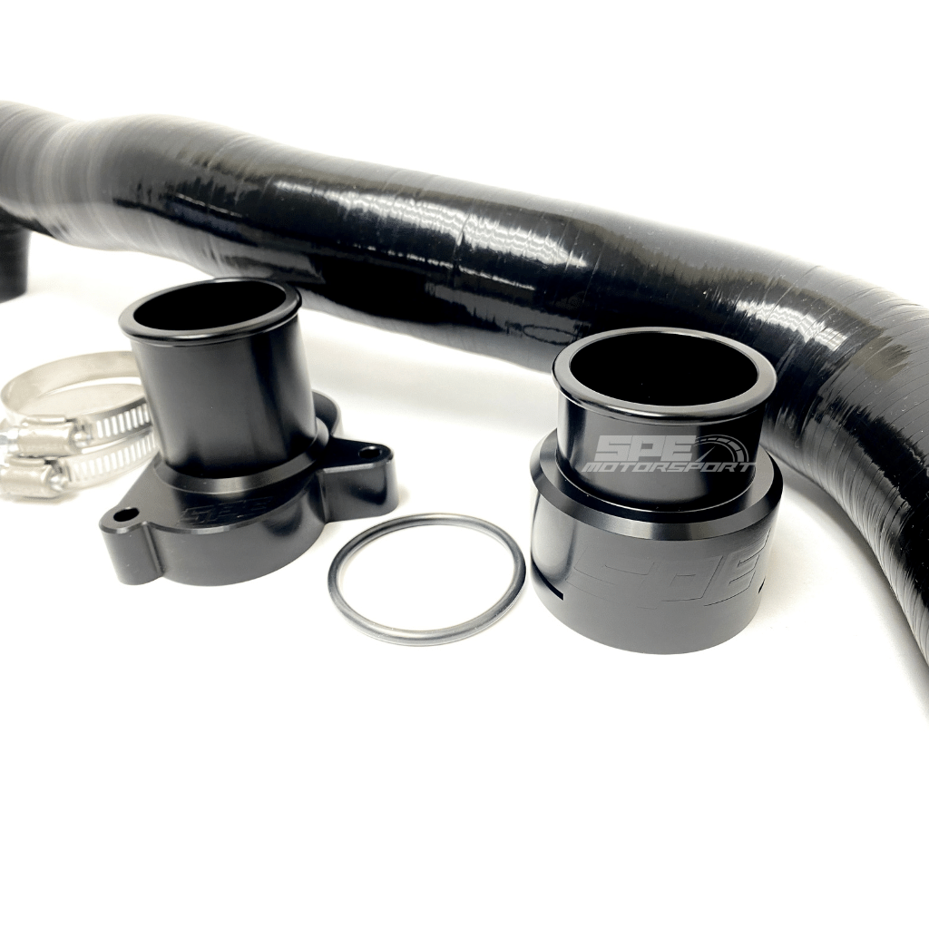 SPE Motorsport 2011-2024 6.7L Powerstroke Upper Radiator Hose Front View