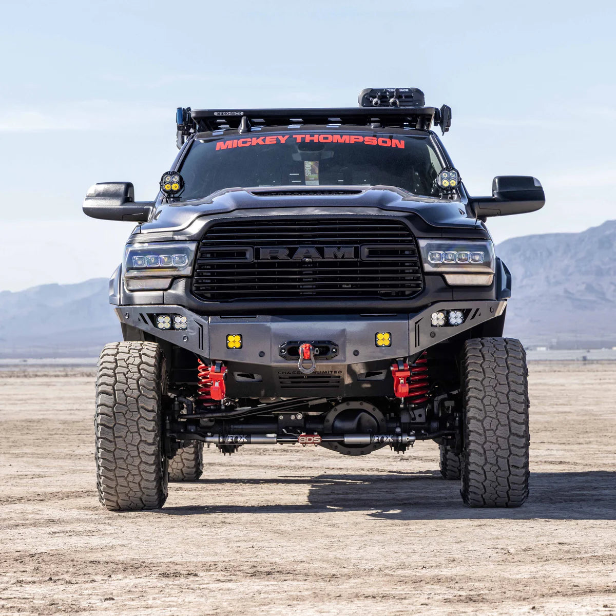 2019-2025 RAM 2500/3500 OCTANE SERIES FRONT WINCH BUMPER Front View