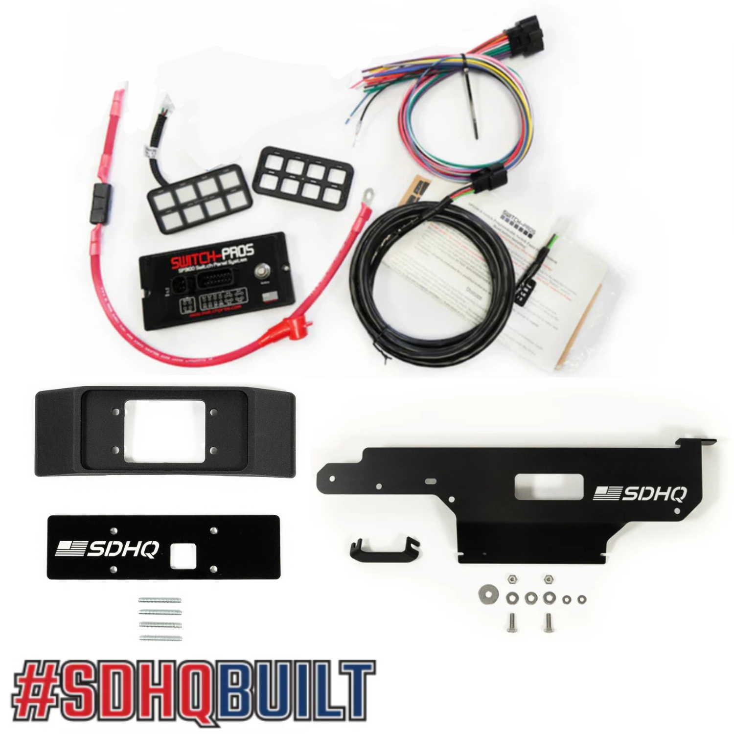 '17-22 Ford F250/350 SDHQ Built Complete Switch Pros Mounting Kit