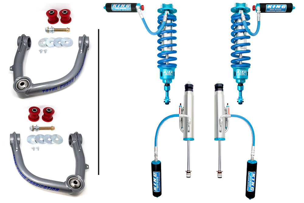 UCA W/ FRONT AND REAR 3.0 INCH DIAMETER ADJUSTABLE SHOCKS - LAND CRUISER 200