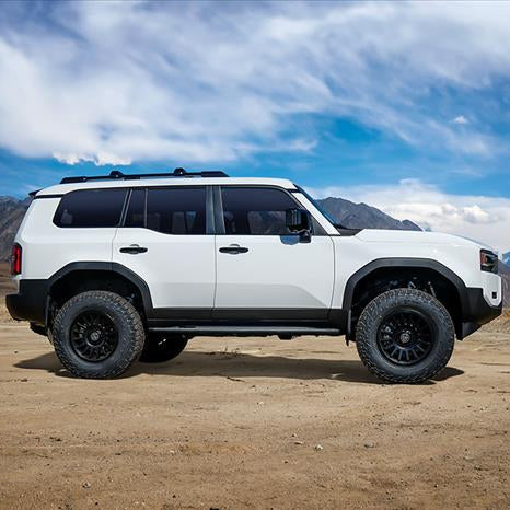 '24+ LC250/GX550 0-3" Lift Rear 2.0 Shock Front View