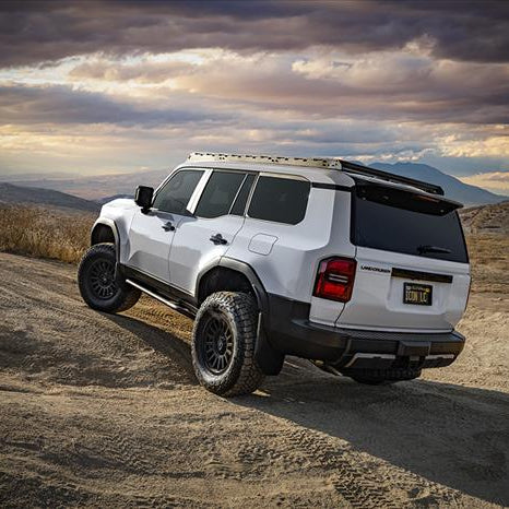 '24+ LC250/GX550 0-3" Lift Rear 2.0 Shock Front View