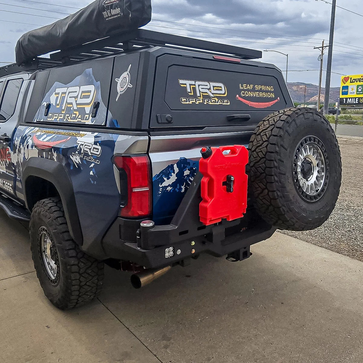 2024+ TOYOTA TACOMA OCTANE DUAL SWING OUT REAR BUMPER Front View