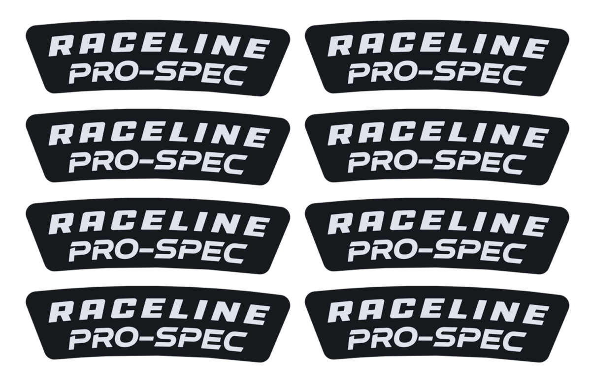 Raceline A14 Alpha Wheel Black Decal Pack