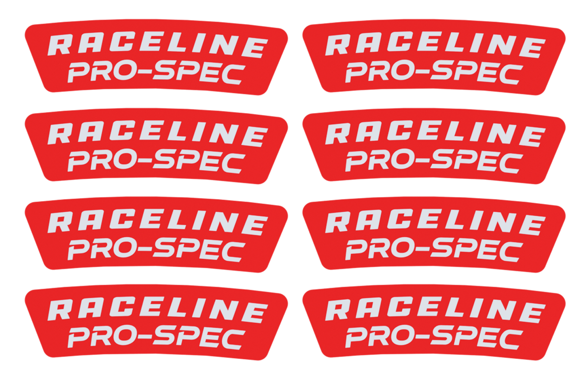 Raceline A14 Alpha Wheel Red Decal Pack