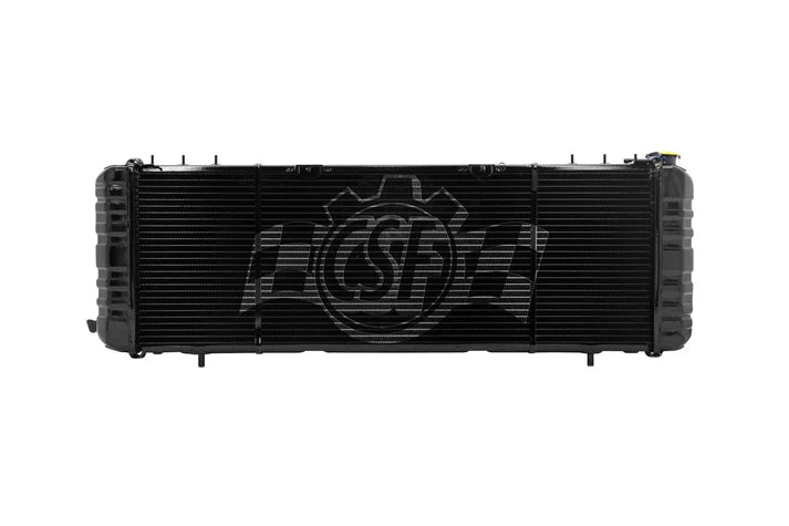 91-01 Cherokee (XJ) 2.5 & 4.0L LHD w/ filler neck (3-Row Copper Core) Radiator Front View