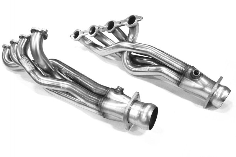 1-7/8" Stainless Headers. 1999-2013 GM 1/2 Ton Truck/2000-2013 SUV. Front View