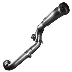 3" SS GREEN Catted Y-Pipe. 2009-2013 GM Truck 4.8L/5.3L. Connects to OEM. Front View