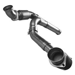 1-3/4" Header and Catted Connection Kit. 2011-2013 GM 1500 Series Truck 6.2L. Front View