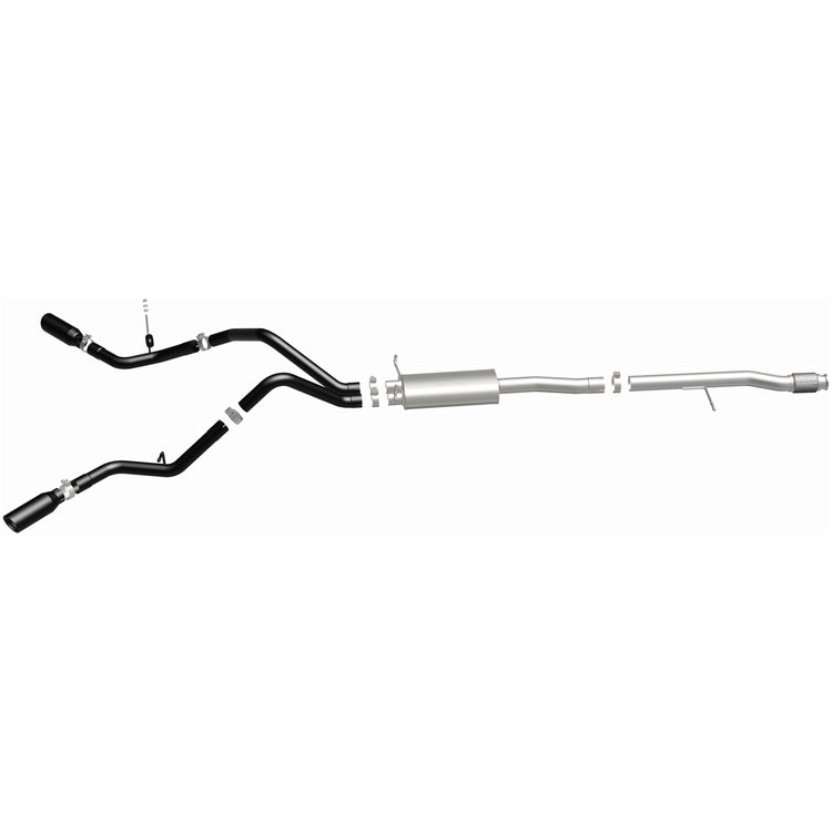 MagnaFlow Street Series Cat-Back Performance Exhaust System 15360 Front View