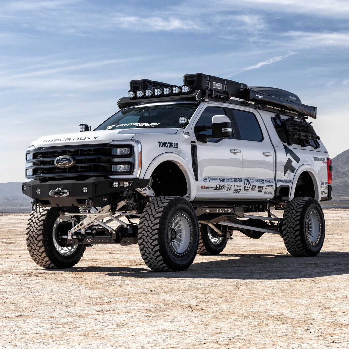 2023+ FORD SUPERDUTY F250/F350 OCTANE SERIES FRONT WINCH BUMPER Front View