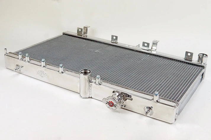 02-07 Subaru Impreza WRX/STI All-Aluminum Radiator - w/ filler neck Rear View