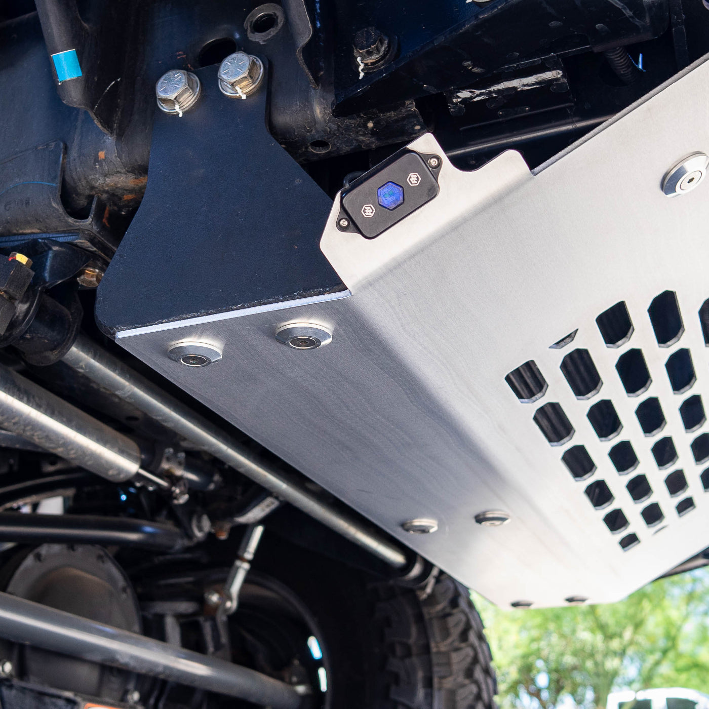 2019+ Ram 2500/3500 SDHQ Built Skid Plate System For The AEV Front Prospector Bumper
