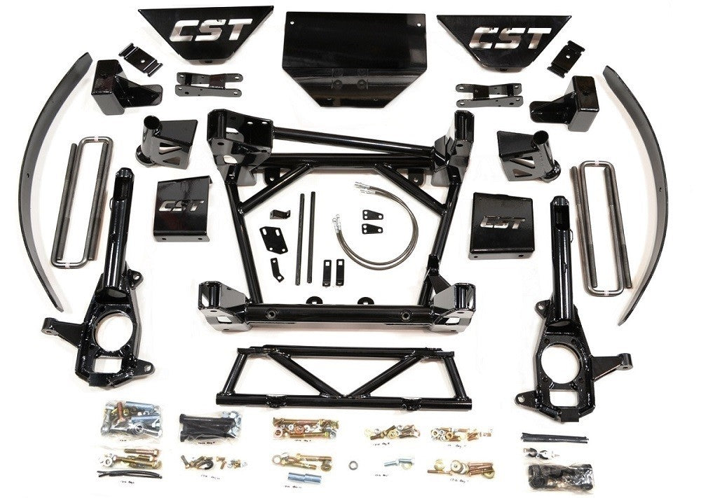 CST 11-19 GM 2500 / 3500 8-10″ Stage 1 Suspension System (w/ Rear Blocks & Add A Leafs) View