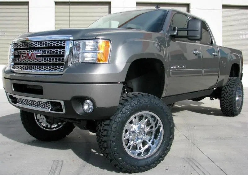 CST 11-19 GM 2500 / 3500 8-10″ Stage 4 Suspension System (w/ Soft-Ride Leafs) Front View