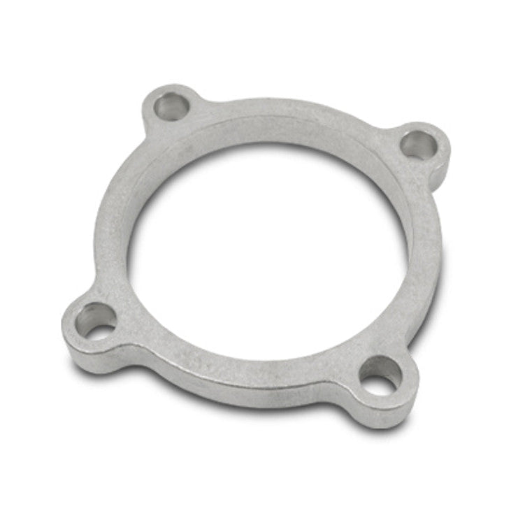 Stainless Steel Turbo Outlet Flange for Garrett GT30/GT35 and T3 4 Bolt Outlet without Internal Wastegate (suits 3" O.D. tubing) Front View