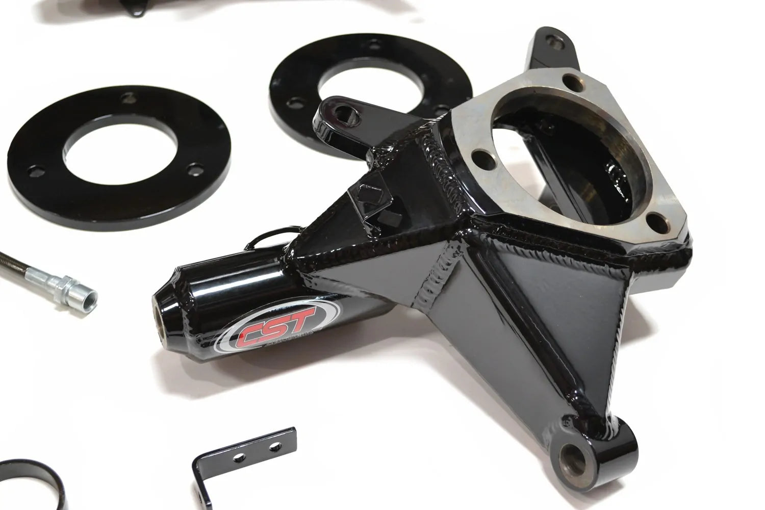 CST 14-18 GM 1500 2wd 3.5-5.5″ Lift Spindle Kit (Stamp. Steel/Cast Alum.) Front View