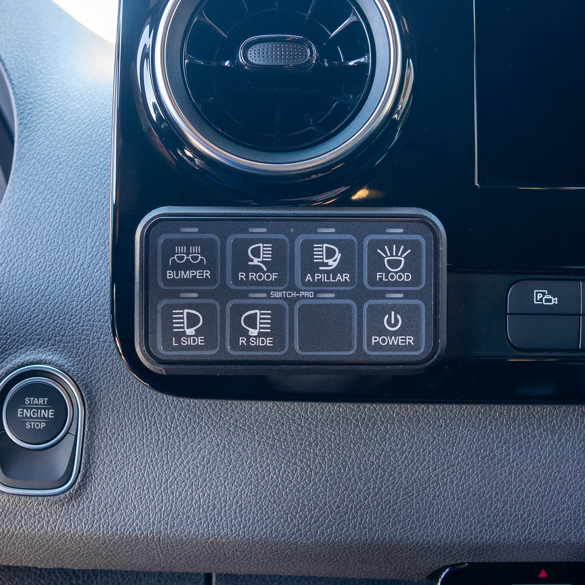 2019+ Mercedes Sprinter Van SDHQ Built Switch Pros SP9100 Keypad Mount