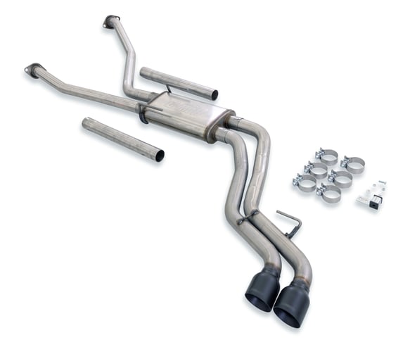 2022+ Toyota Tundra 3.5L FLOWMASTER FLOWFX CAT-BACK EXHAUST SYSTEM Display of Included Parts