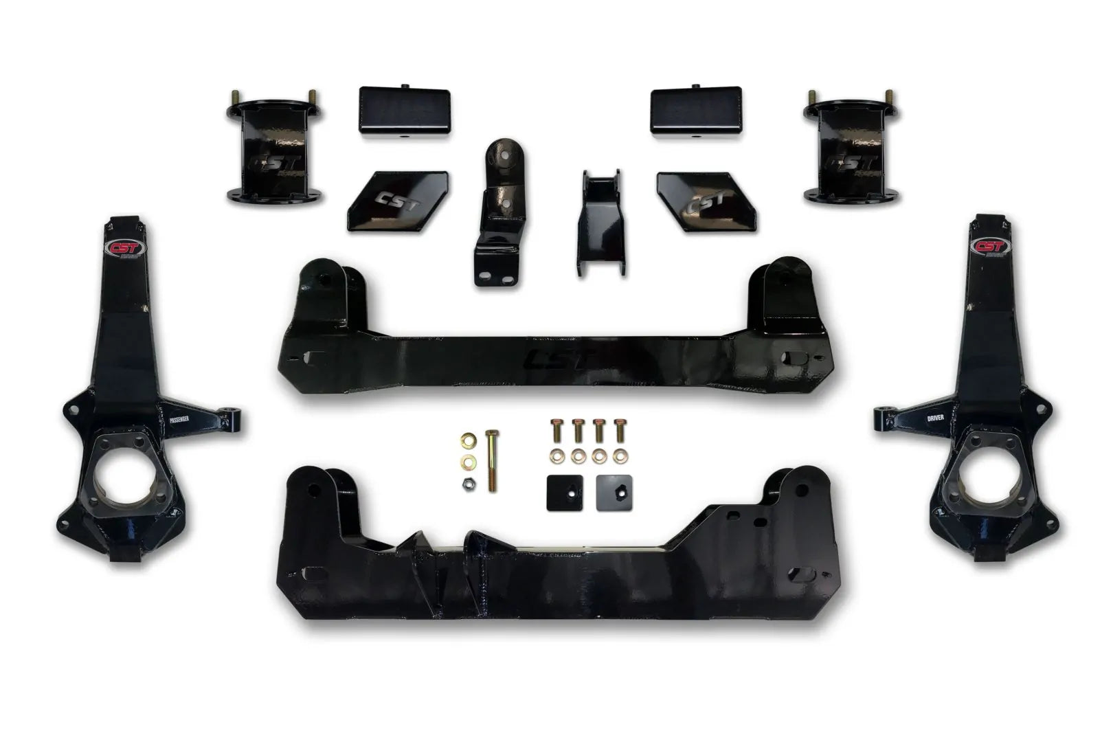 CST 19-23 GM 1500 7″ Stage 7 Suspension System Front View