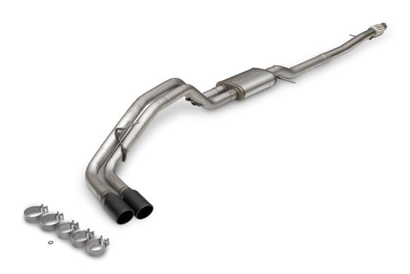 2019-2023 Ford Ranger 2.3L FLOWMASTER FLOWFX CAT-BACK EXHAUST SYSTEM Display of included Parts