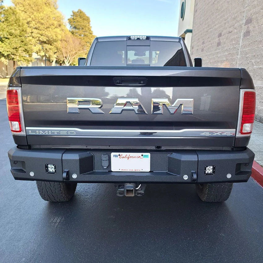 2010-2018 RAM 2500/3500 ATTITUDE SERIES REAR BUMPER Front View