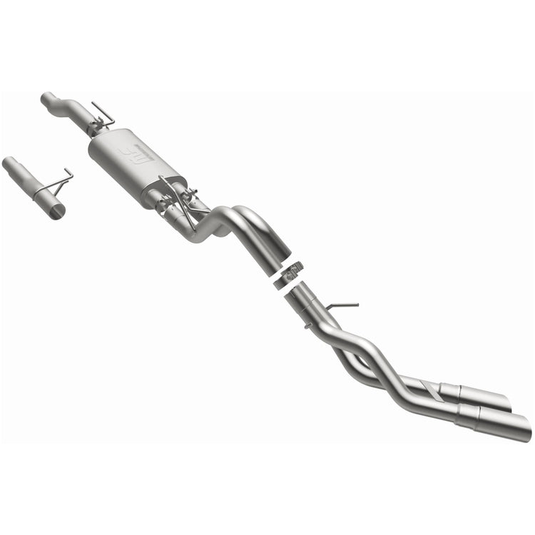 MagnaFlow Street Series Cat-Back Performance Exhaust System 16523 Front View