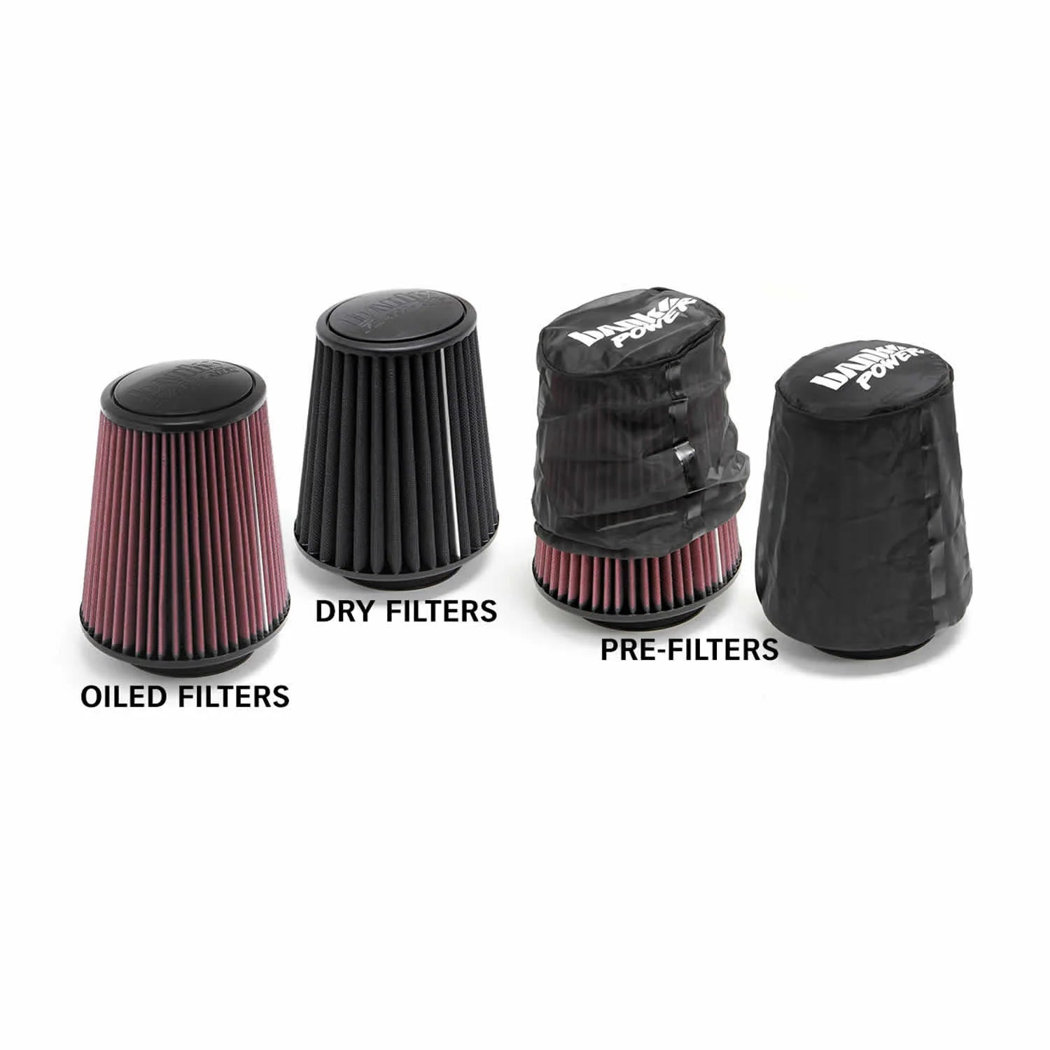 Ram-Air® Oiled or Dry Filter, Cold Air Intake System Front View