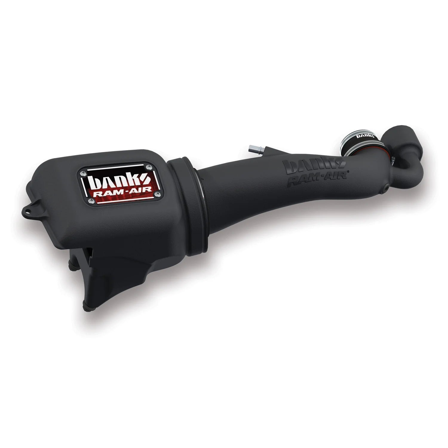 Ram-Air® Oiled or Dry Filter, Cold Air Intake System Front View Red