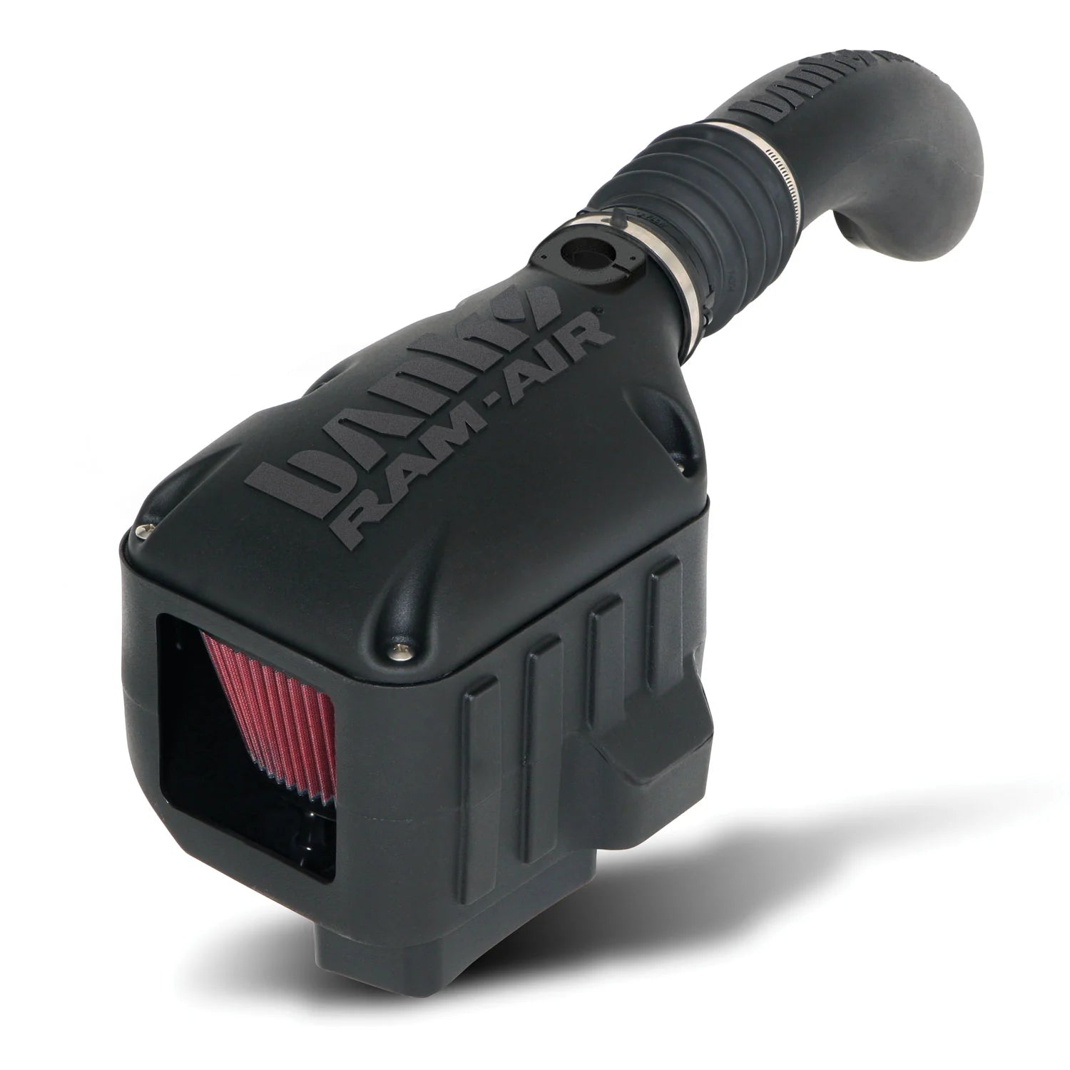 Banks Ram-Air® Oiled or Dry Filter, Cold Air Intake System Front View Red